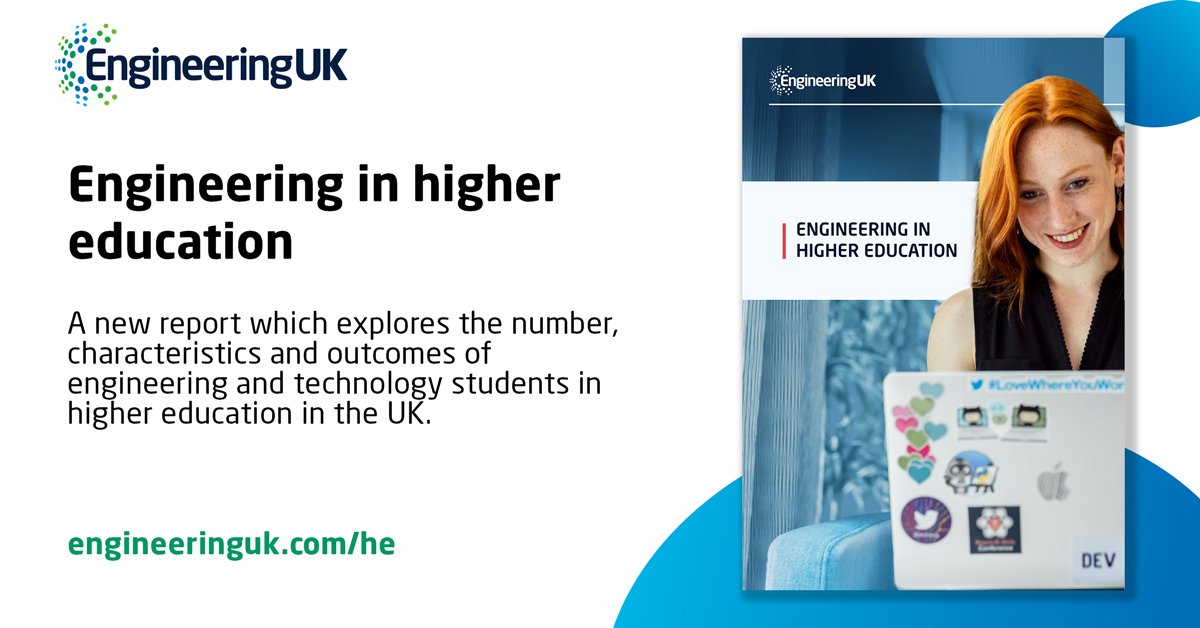 Download our new report 'Engineering in higher education' which looks at the change in, and current make of, engineering and technology undergraduate and postgraduate degree students. engineeringuk.com/he