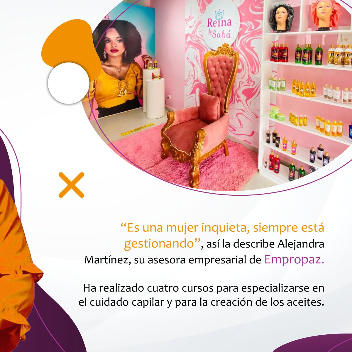 cmmcolombia's tweet photo. La historia de empoderamiento de la creadora de #ReinaDeSabá te motiva a encontrar aliados para crecer y alcanzar las metas de tu emprendimiento. Conoce cómo ella lo ha logrado con #Empropaz Lee más https://t.co/U7KL8Oo9x3
#Bancamia @USAID_Colombia @DeMisManosMed
@cmmcolombia https://t.co/offB6zRJNL