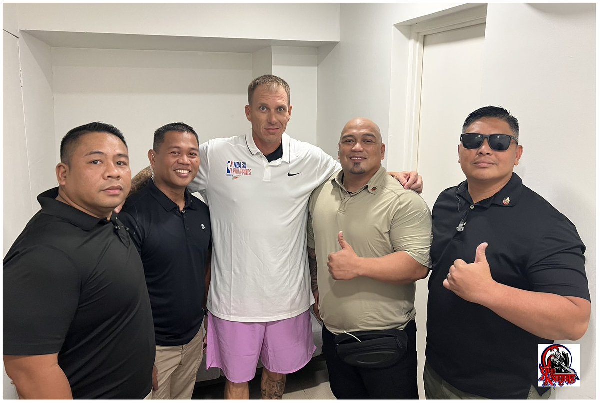 redknightsph's tweet photo. Jason "White Chocolate" Williams with the Red Knights VIP Close in Security team. Thank you for trusting Red Knights! #whitechocolate #jaywill #RedKnights #vipsecurity https://t.co/if3nci5iCd