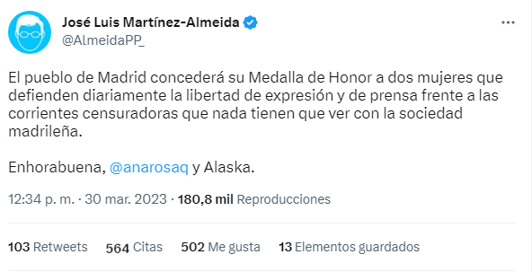 JulianMaciasT's tweet photo. Favor con favor se paga
Ana Rosa difunde bulos para beneficiar a Ayuso y la entrevista 15 veces, esta le da 11 millones de euros. Almeida le da un premio.
El rector de la Complu le da un premio a dedo a Ayuso que manda a sus cachorros a hacer fraude en las elecciones.
Así todo https://t.co/aaT0liexmn