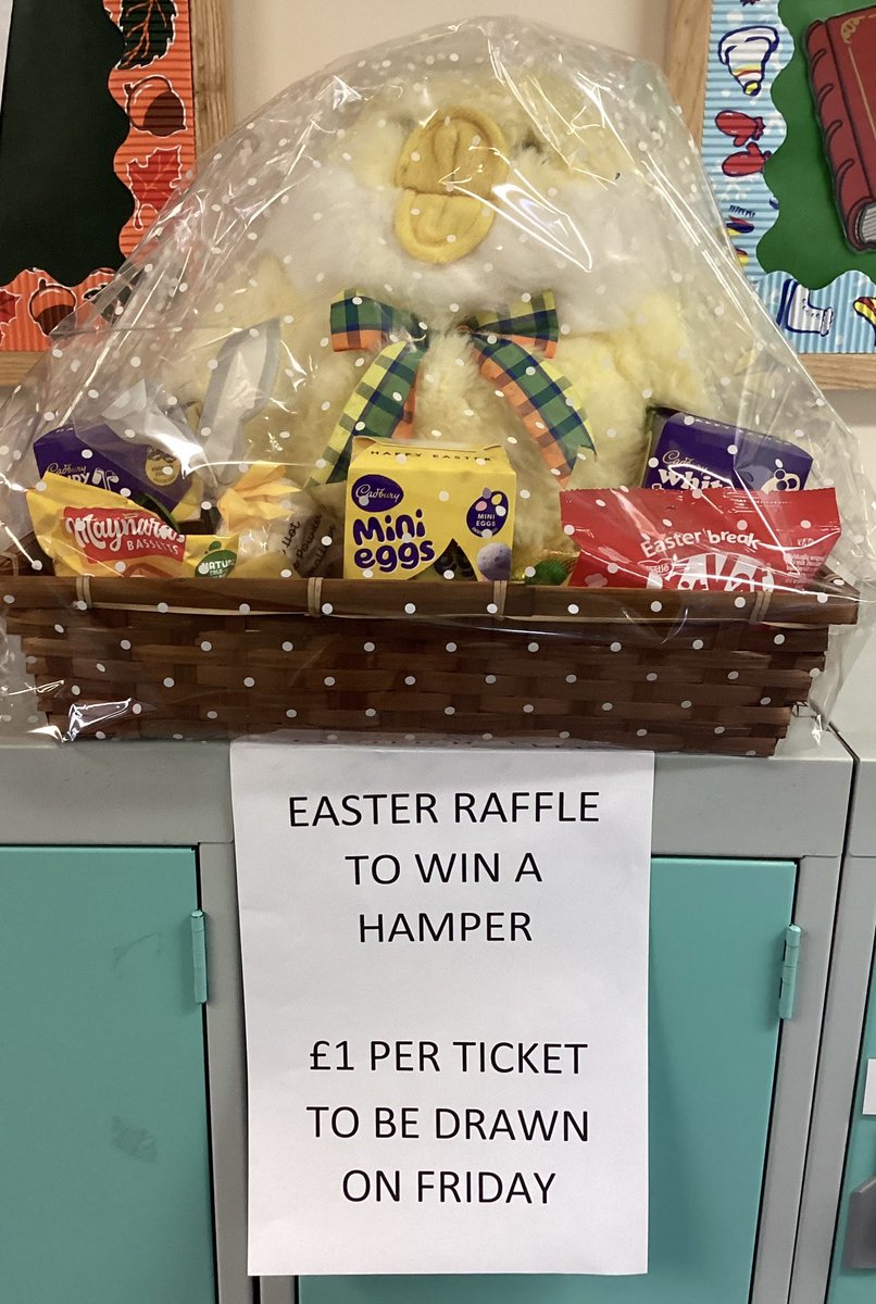 fiskertonschool's tweet photo. We are looking forward to seeing parents and carers at our celebration worship tomorrow. Don’t forget to bring £1 for a chance to win this fabulous hamper. https://t.co/NOZthz5cnm
