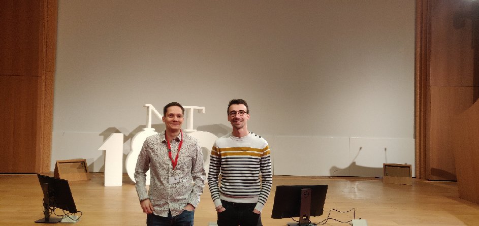 Univ_BFC's tweet image. #MT180 🔴 En direct de la demi-finale nationale de Ma thèse en 180 secondes France. ⏱️

Nous encourageons nos doctorants @jonathan_lesven  et Rémi Dornier, représentants de la région Bourgogne-Franche-Comté. 💪

@MT180FR @cnrs @FranceUniv