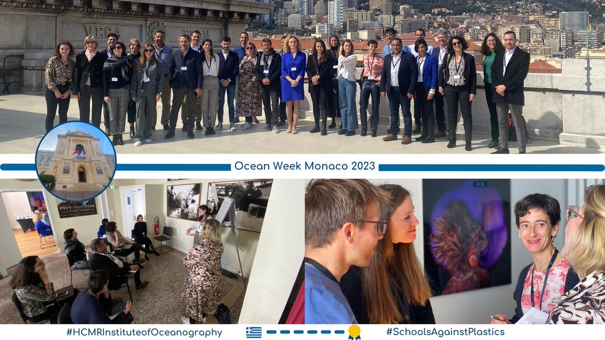 HcmrInOcean's tweet photo. Last week was held the @BeMed_org micro-initiatives awardees day.The citizen science project #SchoolsAgainstPlastics was also present in behalf of @HcmrInOcean.The event focused on #microplasticresearch, mitigation policies & raising awareness for #plasticpollution in the MedSea. https://t.co/LARZcyU3qm