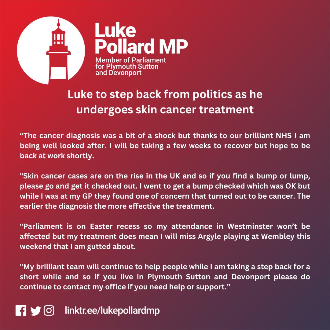 Luke Pollard MP tweet media