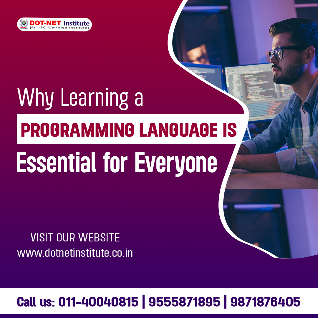 dotnetinstitute's tweet photo. Why Learning A Programming Language Is Essential For Everyone
Computer programming is one of the most in-demand and important aspects of this modern life.
.
https://t.co/ln3M6ZSuFO
.
#programming #programminglife #javascript #js #reactjs #web #webdeveloper
#dotnetinstitute https://t.co/Ego6ySyWWO