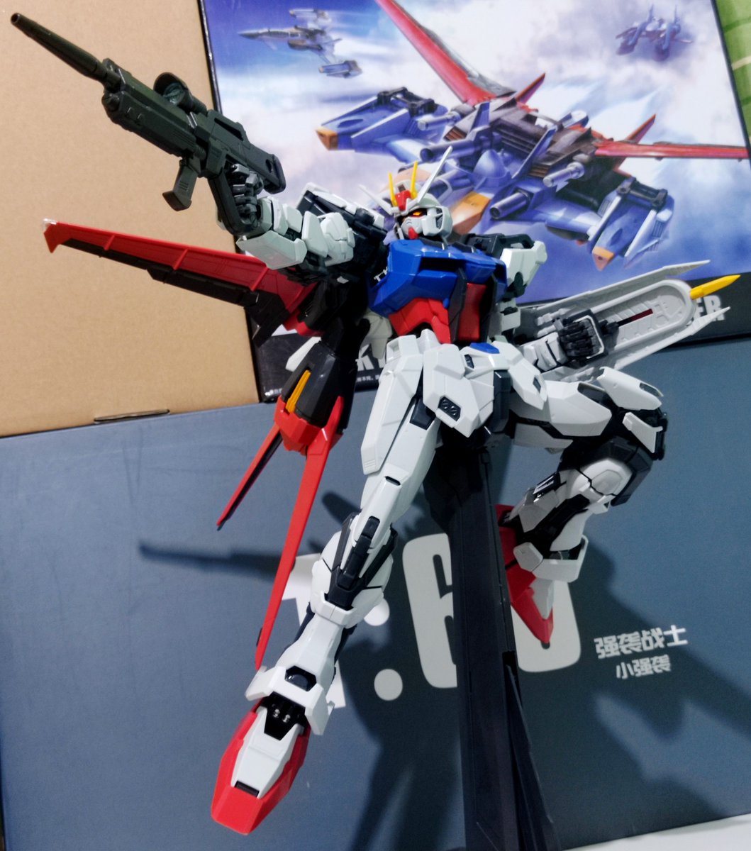 bryanz092's tweet photo. 1/60 PG Strike Gundam with Skygrasper + Aile Striker (both bootlegs from Daban Model) (gallery part 1)
#Gundam #ガンダム #GundamSEED #MobileSuitGundamSEED #機動戦士ガンダムSEED #StrikeGundam #ストライクガンダム #Gunpla #ガンプラ #plamo #プラモ #modelkit #DabanModel #bootleg https://t.co/YGhavKcs4B