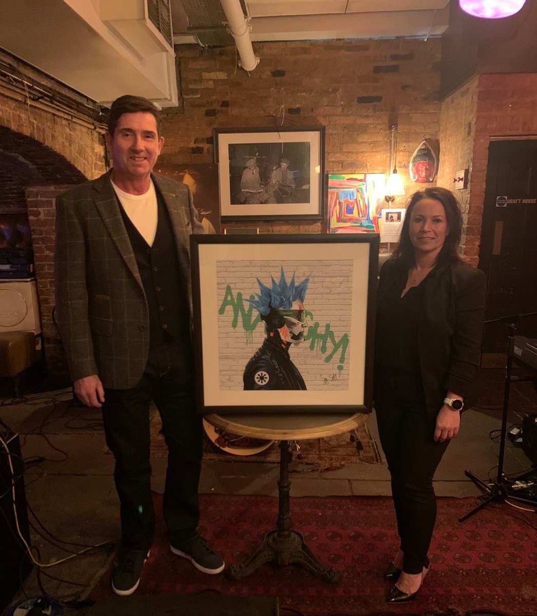 WhiteLightNFT's tweet photo. Had an incredible time at the Networkverse event last night hosted by @Web3Inspire !

Showcasing @Shogunsystems Digital Punk NFT collection with an original exclusive piece of art work!

Shoutout to the organizers and speakers for putting together such an amazing event together! https://t.co/a59ZanCGdz