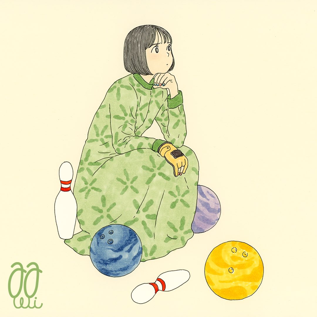 「イラスト : ほうっておくのも一つの態度。 」|あわいのイラスト