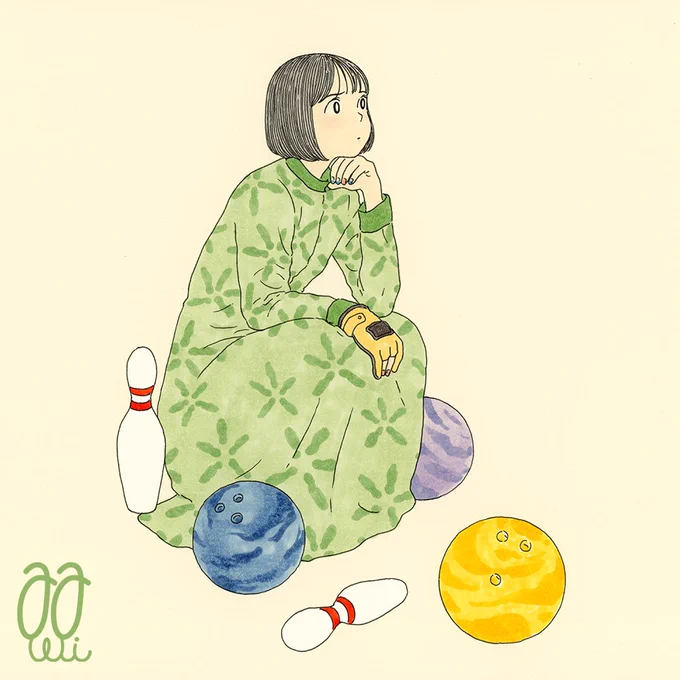 イラスト : ほうっておくのも一つの態度。 