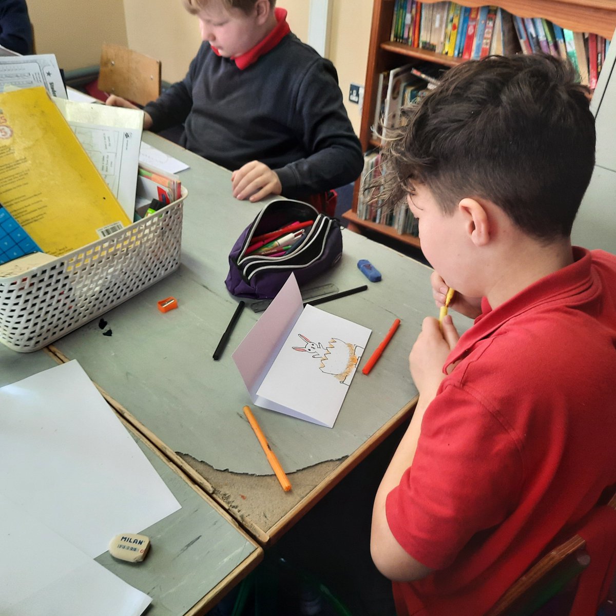 RoboticsCork's tweet photo. A wonderful morning creating beautiful Easter Cards at Togher NS, Dunmanway. A huge thank you to The Wexford Education Centre and Nadia Corridan
#wexfordedcentre
#nadiacorridanartist https://t.co/MNXO6QFfZL