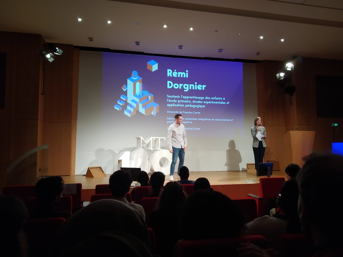 Univ_BFC's tweet image. #MT180 🔴 En direct de la demi-finale nationale de Ma thèse en 180 secondes France. ⏱️

Nous encourageons nos doctorants @jonathan_lesven  et Rémi Dornier, représentants de la région Bourgogne-Franche-Comté. 💪

@MT180FR @cnrs @FranceUniv