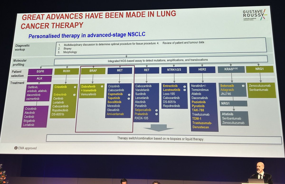 All the drugs on a single slide. 🙏 Thank you ⁦<a href="/dplanchard/">d.planchard</a>⁩ #ELCC23