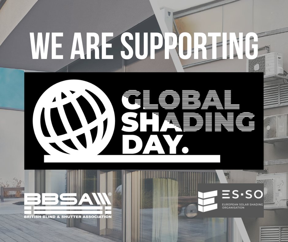 BBSANews's tweet photo. It was great to see so much interest in #globalshadingday last week!
Our conversation around managing the sun’s energy will continue, focusing on the role of solar shading in preventing buildings overheating, reducing our demand for air conditioning, and lowering CO2 emissions. https://t.co/6NGcitWNVF