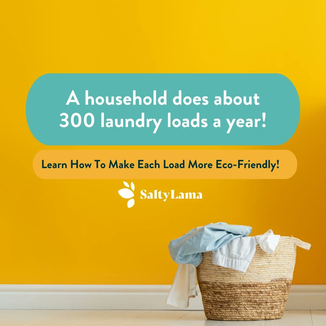 shopsaltylama's tweet image. On average, households do 300 loads of laundry each year, consuming energy and flushing chemicals and microplastics into waterways. 💀😰

Learn how to make your laundry load more eco-friendly:
tinyurl.com/Eco-FriendlyLa…

#sustainableliving #greenlaundry #ecofriendlylaundry...