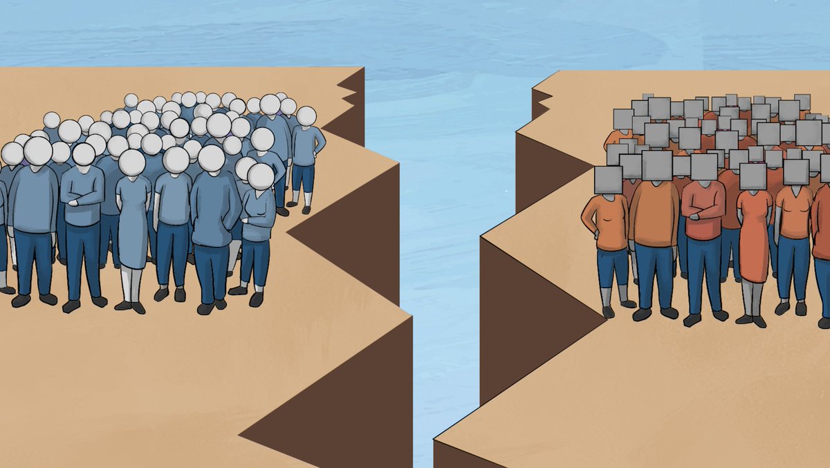 ICIPeace's tweet image. Quins símptomes ens alerten de la #polaritzaciótòxica?

✔️Reduir els debats a blanc o negre
✔️Utilitzar un llenguatge bèl·lic
✔️Entrar en la dinàmica “amb mi o contra mi”

❓Vols saber-ne més? ➡️youtube.com/watch?v=7DDrtn…

#conflictes #polarització