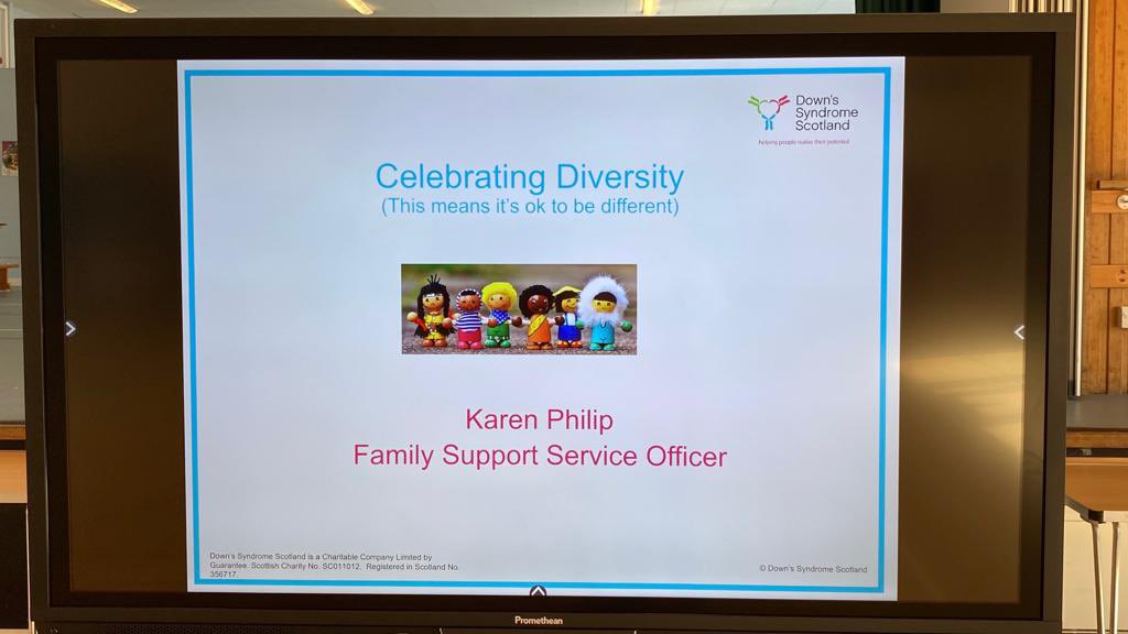 Fantastic Diversity Talk given to all the pupils <a href="/eastertounps/">Eastertoun Primary School and Nursery Class</a> yesterday, the pupils had some great questions! <a href="/DSScotland/">Down's Syndrome Scotland</a>