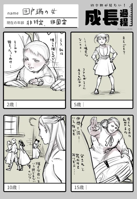 ご指名いただいていた井戸端の成長過程と本日の落書き✍️☺️ 
