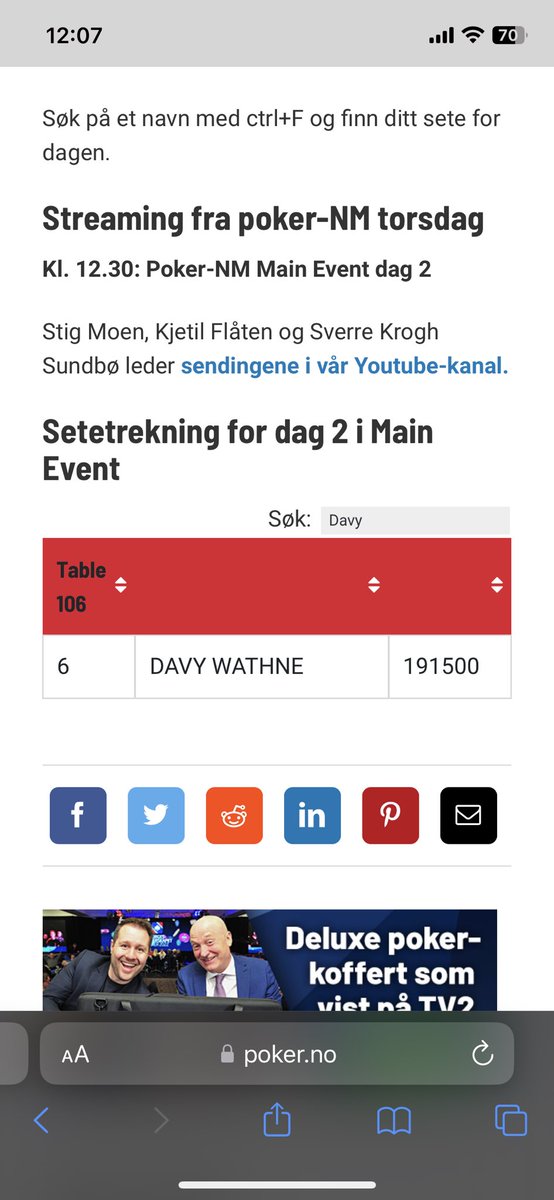 SFossbakken's tweet photo. @minilikeblid @DavyWathne Davy er med til dag 2 https://t.co/rqgN9gSh7Z