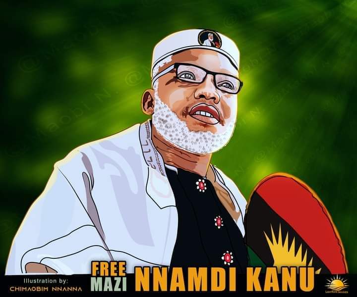 Jimsamson22's tweet photo. Free Mazi Nnamdi Kanu Now, a call for Referendum is not a call for war. One Nigeria is a scam. #FreeMaziNnamdiKanu #FreeBiafra #FreeIdaraGold #Referendum @CNNFreedom @FCDOGovUK @amnesty @AmnestyNow @amnestypress @amnestyusa @UN_HRC @amanpour @netanyahu @NOIweala @CCSoludo @HRW https://t.co/Yvd2EHUnVV