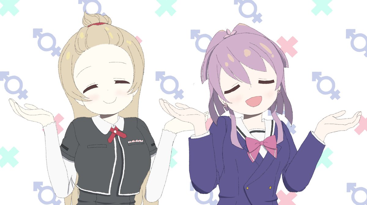 時雨ちゃんはおしまい！

…しぐりんに付いてるわけないでしょ(過激派)
#マギレコ #宮尾時雨 #安積はぐむ #藍家ひめな