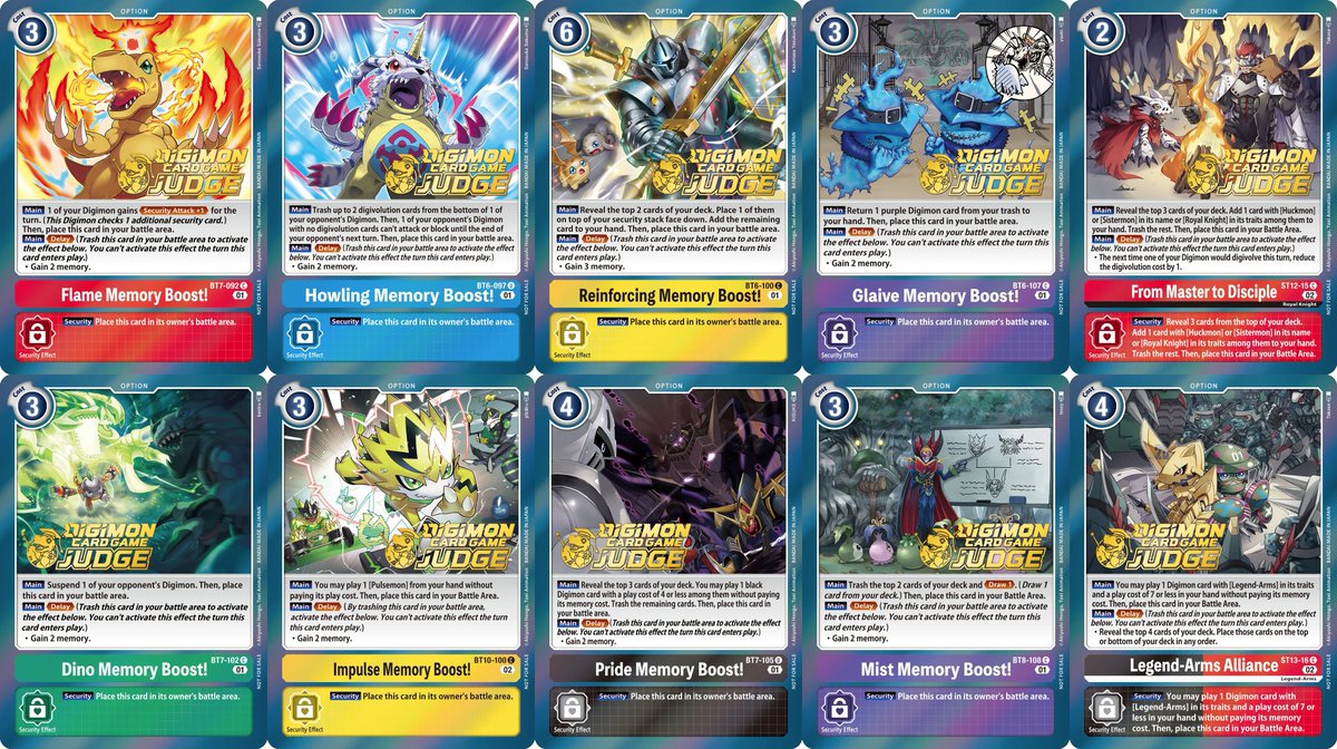 英語版デジカ ジャッジパック3 今回はすべてのカードがディレイ