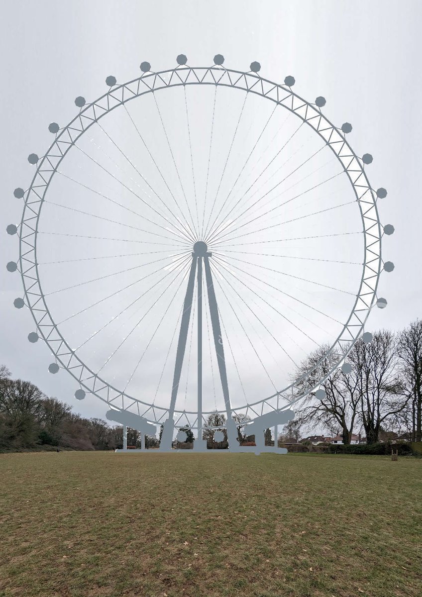Plans for the 400 foot high permanent, cantilevered observation wheel at The Wick, St Albans are being discussed again. Let us know what you think: thewicklocalnaturereserve.com

#stalbans #hertfordshire #stalbansmums #stalbanslife #stalbansbusinesses #stalbansguide #hertsadvertiser