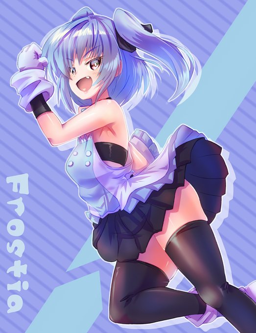 フロスティアちゃん‼‼‼ #変身ヒロイン #魔法闘姫フロスティア https://t.co/uBqKOiA4vc 