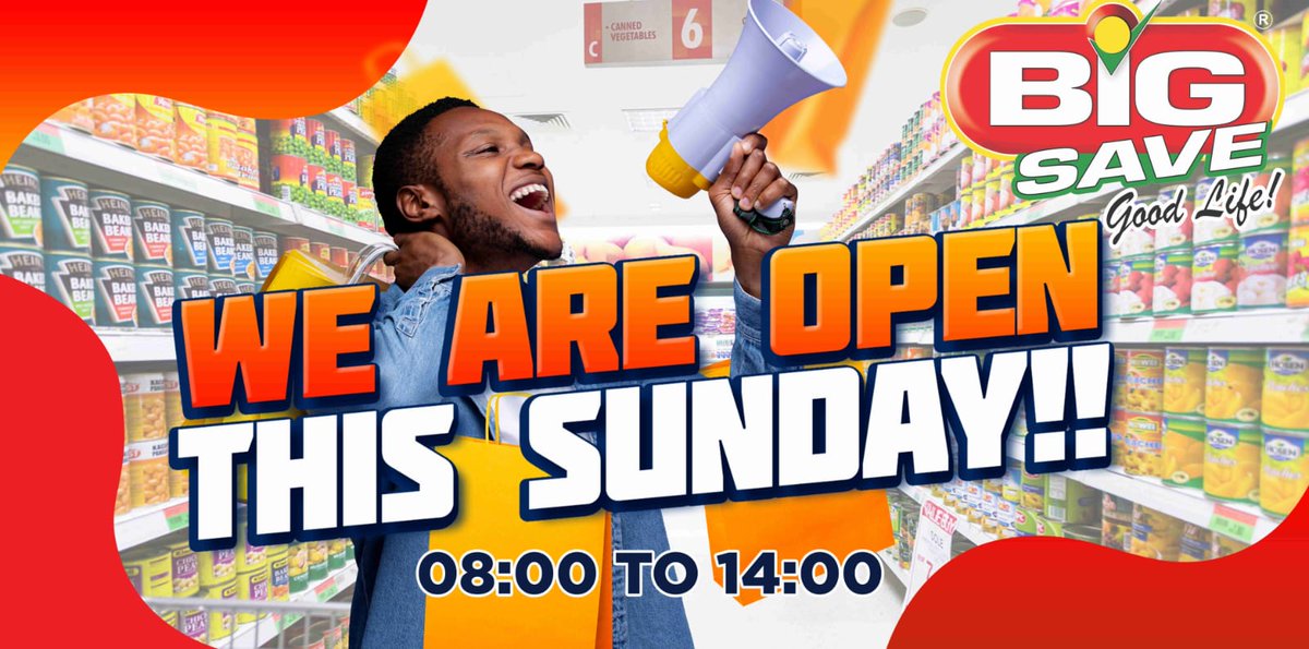 JEEMC3's tweet photo. Come and enjoy Sunday Shopping with us Big Save Waltloo StoreπͺππΏπ¦β€οΈβ€οΈπ
Come one Come all
#BigSave #JEEMC3 #Goodlife #BigsaveWaltloo #Mamelodi #Nellmapius #MamelodiWest #MamelodiEast #mahubevalley #BigSaveWaltloofreedelivery #sundayshopping #BigSaveGroceryLiquor https://t.co/29zjpZMf2l