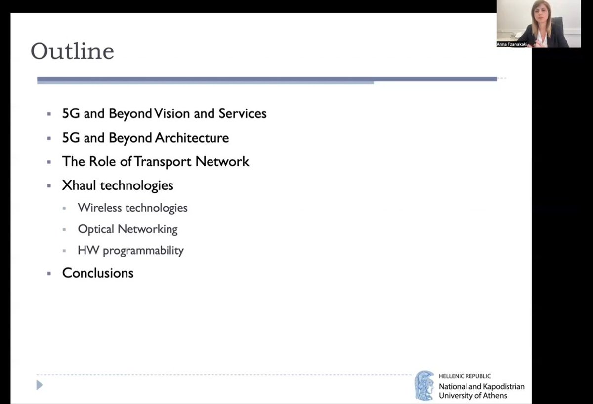 Yesterday, our technical coordinator Anna Tzanakaki delivered a keynote speech at the session "Connecting the #5G Ecosystem: Understanding 5G Xhaul Transport" at the 5G Blitz Week. 

🔁 You can watch it on demand on the event's website: fiercetechnology.com/fiercetechnolo…

<a href="/HorizonEU/">Horizon Europe 🇪🇺</a> #5GPPP