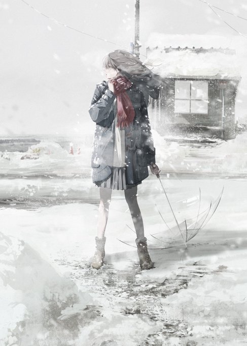 「何かを持っている 冬」のTwitter画像/イラスト(新着)｜4ページ目