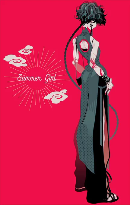 #三億アカウントの中から私を発掘してください色面と曲線が好きです 