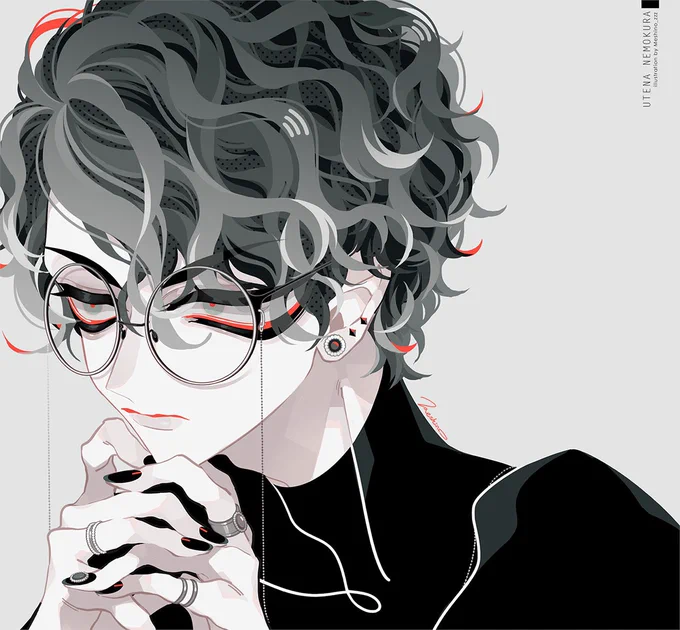 #三億アカウントの中から私を発掘してください色面と曲線が好きです 
