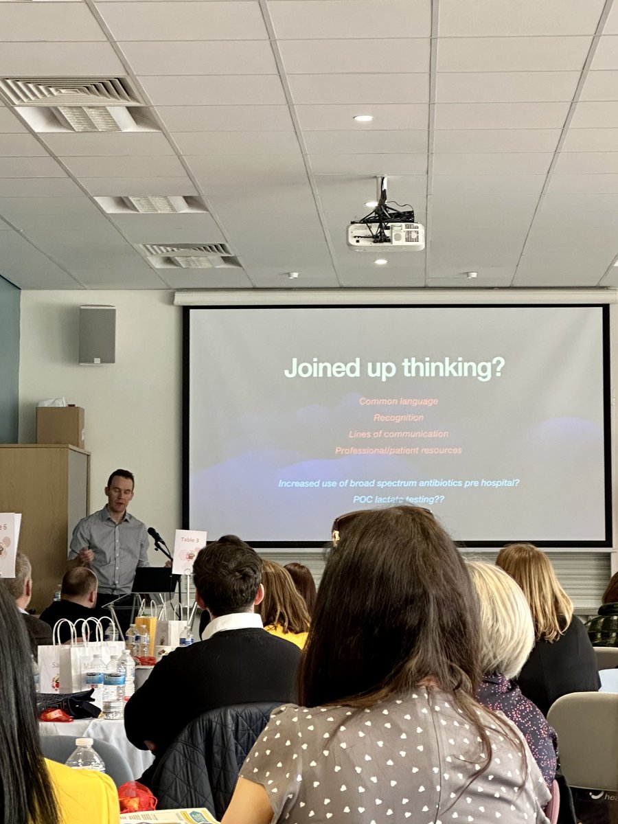 One of our Sepsis Network members @Improve_Academy talking about the importance of joined-up thinking in management of deterioration and sepsis: from the community to ICU and everything in between #ISpySepsis @ISpySepsis @LCH_IPC