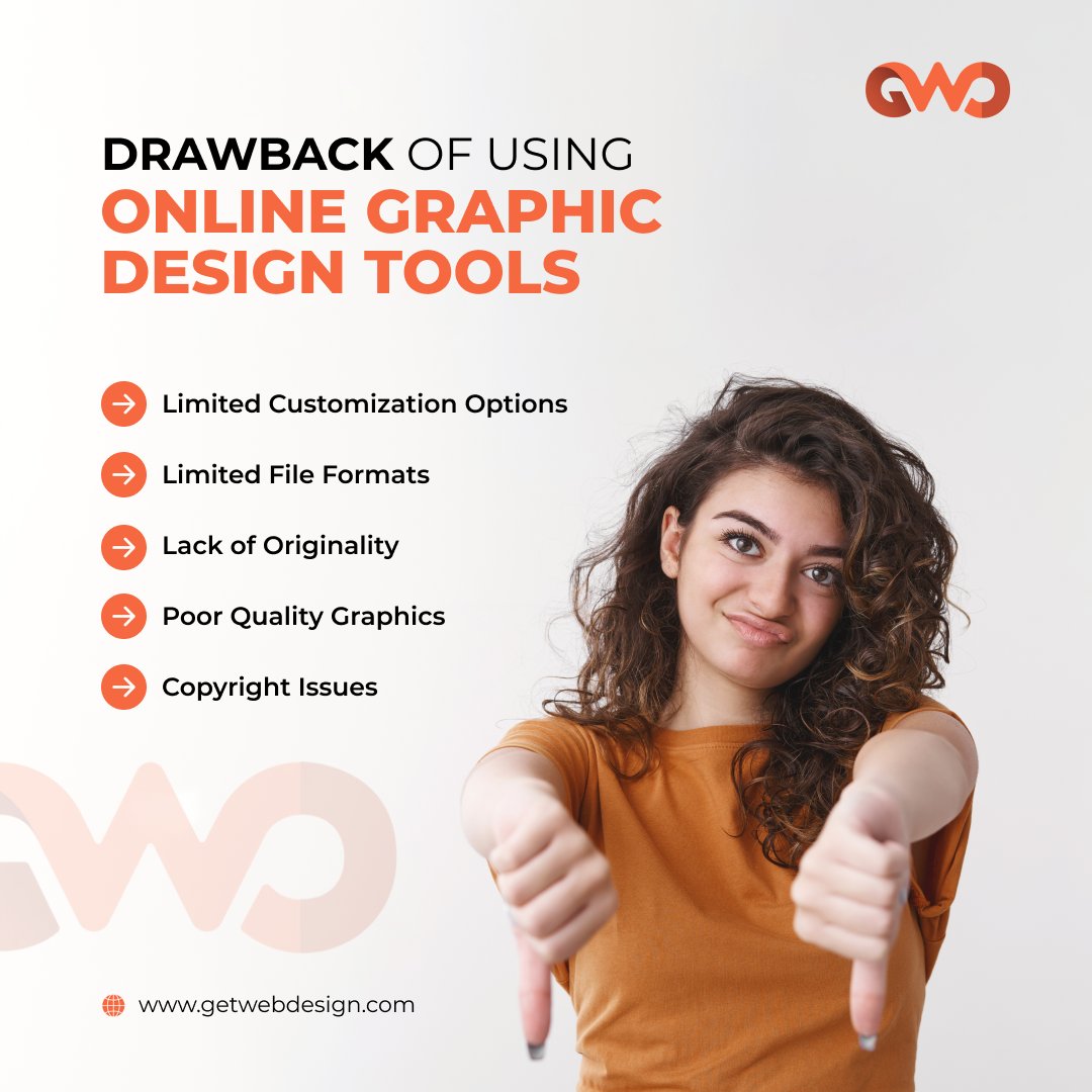 Get_Web_Designs's tweet image. Drawback of Using Online Graphic Design Tools
.
Follow @get_web_designs for more updates!
.
.
#graphicdesigntools #graphicdesigner #graphicdesigncommunity #design #graphicdesign #branding #graphicdesigner #logos #brand #logotype #illustration #illustrator #logomaker #graphic