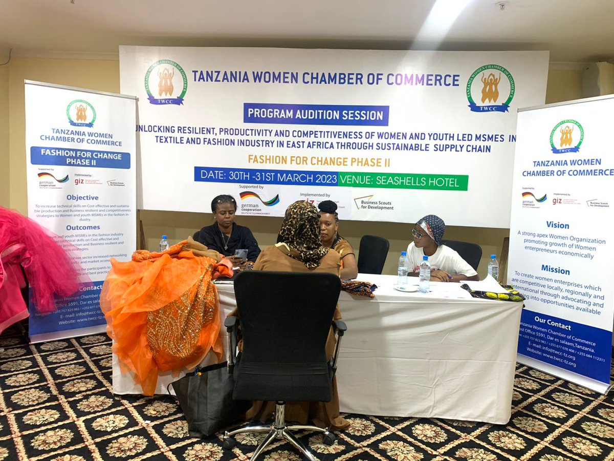 TanzaniaWomen's tweet photo. Happening now at Seashells Hotel in Dar es Salaam! interview sessions on some inspiring women for the Fashion for Change Phase II project.Their unique perspectives and experiences will bring a fresh and valuable perspective to our mission of creating a more sustainable and https://t.co/r5UujSO170