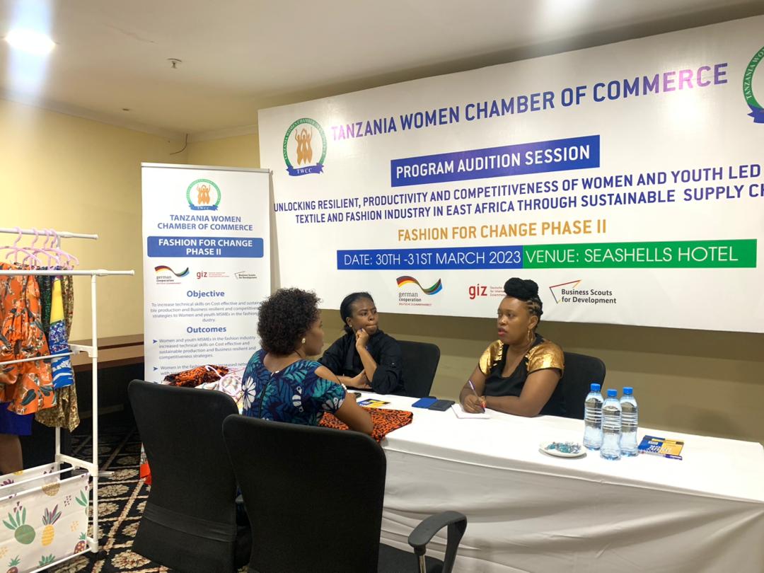 TanzaniaWomen's tweet photo. Happening now at Seashells Hotel in Dar es Salaam! interview sessions on some inspiring women for the Fashion for Change Phase II project.Their unique perspectives and experiences will bring a fresh and valuable perspective to our mission of creating a more sustainable and https://t.co/r5UujSO170