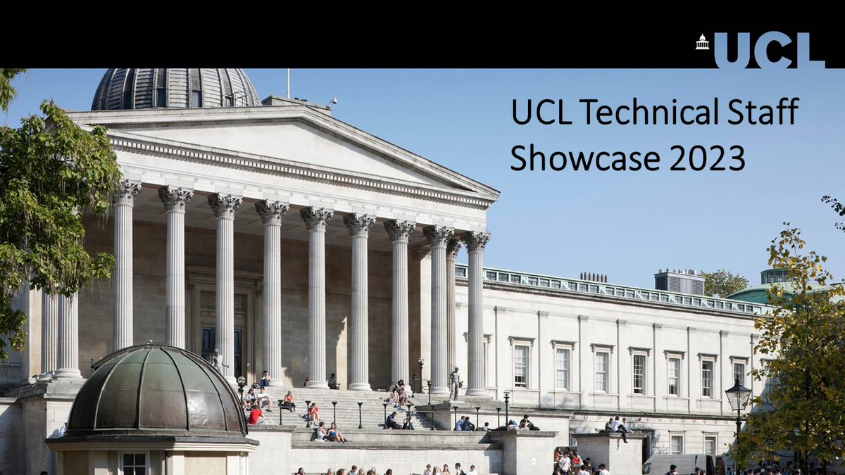 UCLEvents's tweet image. Join us now in the North and South Cloisters for the UCL Technical Showcase. This event will show you the breadth and depth of technical contribution that our technical staff make to UCL. Come and say hello! #UCLTechShowcase 
@TechsatUCL
@ucl
11am-6pm
bit.ly/40JP0cQ