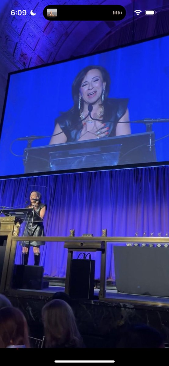 I didn’t cry but I was very emotional to be the first journalist ever recognized by <a href="/nywift/">NY Women in Film & TV</a> w a MUSE Award. Also the earrings tho! 😉😉😉😉✊🏽