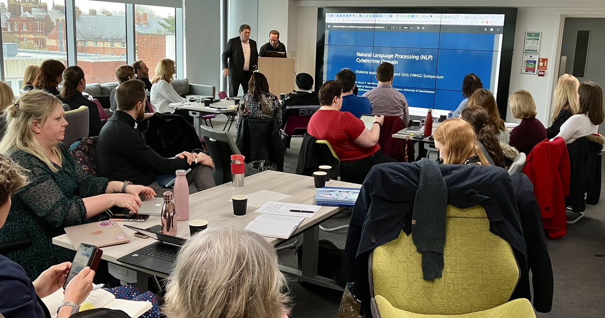 Ben Snuggs KPM (@dccbensnuggs) on Twitter photo A fantastic research and policing symposium today on #VAWG with partners from <a href="/portsmouthuni/">University of Portsmouth</a> <a href="/UoP_CCJ/">Criminology & Criminal Justice @ UoP</a> <a href="/unisouthampton/">University of Southampton</a> <a href="/_UoW/">University of Winchester</a> <a href="/SolentUni/">Southampton Solent University</a> Thanks for hosting <a href="/paul1smith2/">Paul Smith</a> 👏👏 #BetterTogether <a href="/ProfPaulTaylor/">Paul Taylor</a> @HantsRajKohli A fantastic research and policing symposium today on #VAWG with partners from <a href="/portsmouthuni/">University of Portsmouth</a> <a href="/UoP_CCJ/">Criminology & Criminal Justice @ UoP</a> <a href="/unisouthampton/">University of Southampton</a> <a href="/_UoW/">University of Winchester</a> <a href="/SolentUni/">Southampton Solent University</a> Thanks for hosting <a href="/paul1smith2/">Paul Smith</a> 👏👏 #BetterTogether <a href="/ProfPaulTaylor/">Paul Taylor</a> @HantsRajKohli