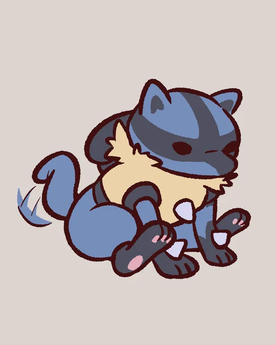 Lucario I thinkidk i've never seen one irl 