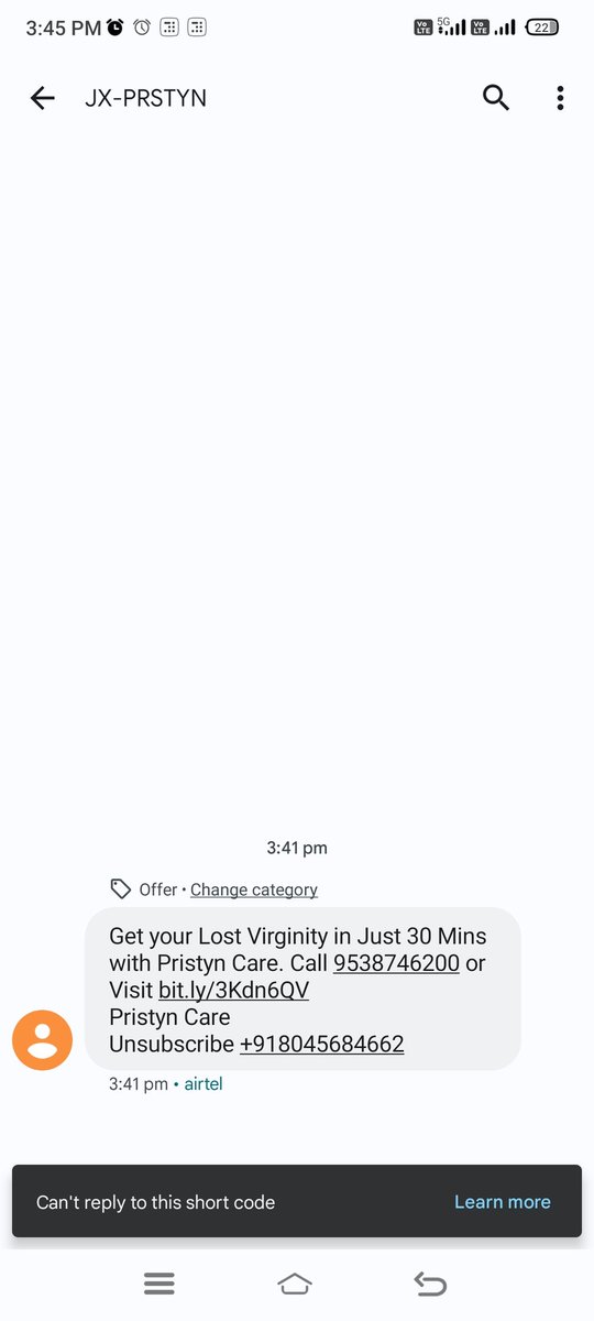 HusainZeeshan's tweet photo. Virginity is a social cnstrct and nt a physical attribute that cn b "restored" thrgh surgery. Ads by @PristynCare dat prmte such regressive and patriarchal ideas only perpetuate hrmful myths and shame women's sexuality. Let's mve towards a more sex-positive and inclusive society! https://t.co/m3BaREQFHb