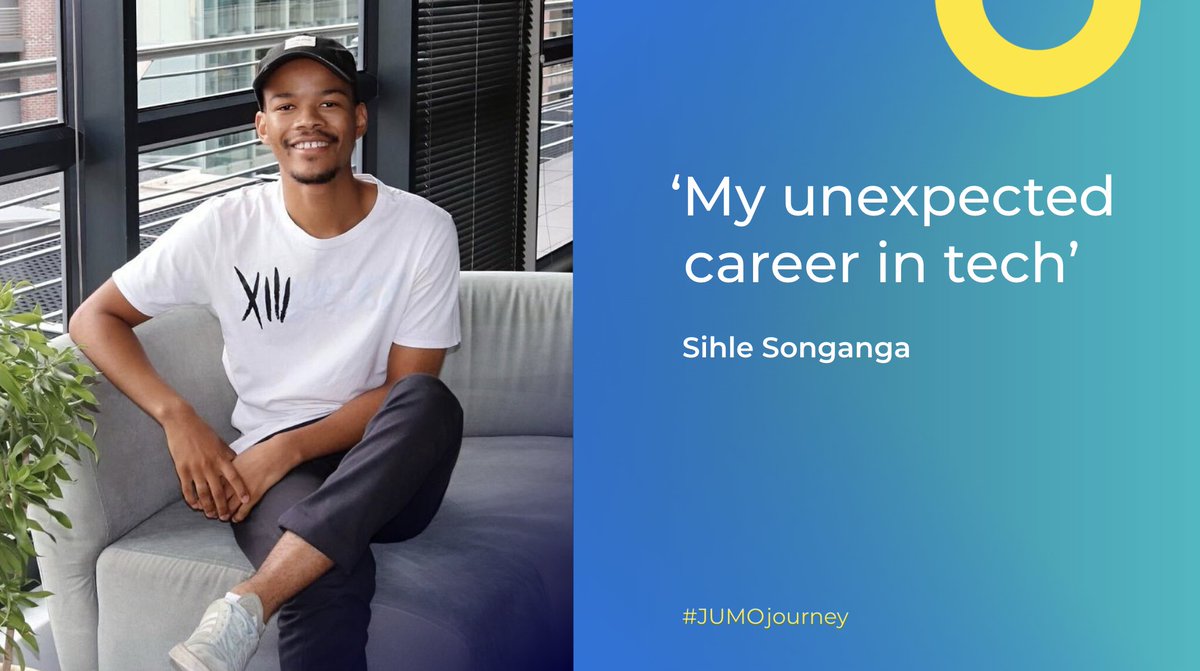 JUMO_WORLD's tweet photo. Life has a way of leading us down surprising paths. This was definitely true for @wethinkcode intern Sihle Songanga who joined JUMO’s SysDev and Security teams as part of his training, 3-months ago. #JUMOjourney https://t.co/aDIkSXWtA3