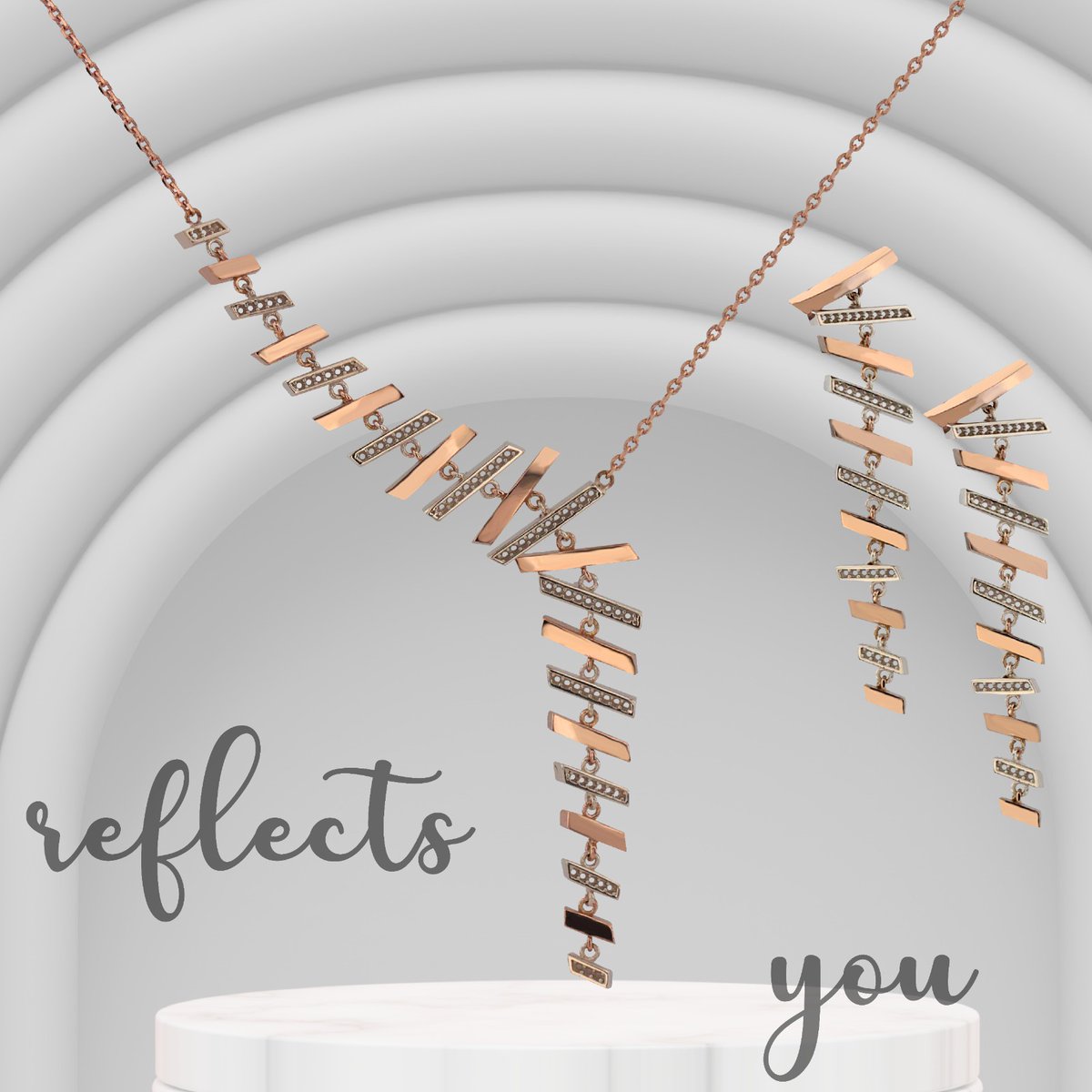 sadeis_mounting's tweet photo. It reflects you🌟#sadeiş Product Code (Necklace): YK 254089 KA PW 10,25 g
Product Code (Earring): YK 254089 EA PW 9,12 g
#jewelry #newjewelry #handmadejewelry #makingjewelry #fashionjewelry #finejewelry #fashionjewellery #bigset #jewelryset #weddingjewellery https://t.co/pgNRzhQExU
