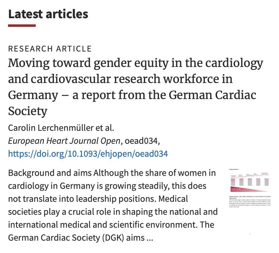 PG13 - Frauen und Familie in der Kardiologie (@pg13_dgk) on Twitter photo <a href="/PG13_DGK/">PG13 - Frauen und Familie in der Kardiologie</a> is extremely proud to report the status and prospect for gender equity in the cardiology and cardiovascular research workforce in Germany with careful documentation of data from the cardiac society <a href="/DGK_org/">Deutsche Gesellschaft für Kardiologie</a>. <a href="/PG13_DGK/">PG13 - Frauen und Familie in der Kardiologie</a> is extremely proud to report the status and prospect for gender equity in the cardiology and cardiovascular research workforce in Germany with careful documentation of data from the cardiac society <a href="/DGK_org/">Deutsche Gesellschaft für Kardiologie</a>.