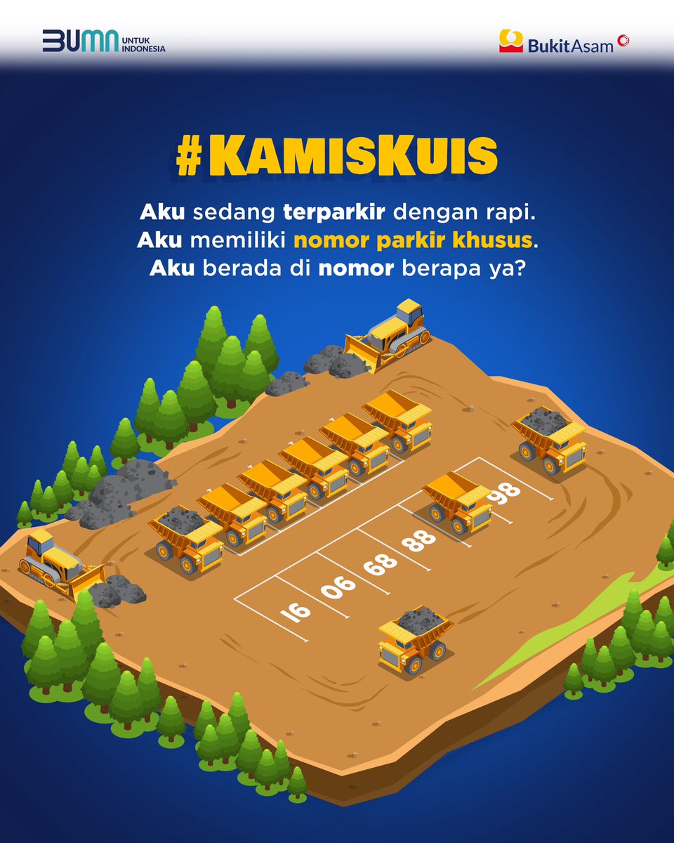 BukitAsamPTBA's tweet photo. Rasanya nggak afdol kalau di hari Kamis ini TemanKita nggak coba untuk menjawab soal #KamisKuis yang ada di atas. Yuk, uji kemampuan logika sambil nunggu waktu berbuka. https://t.co/Pt8X5DUSBy