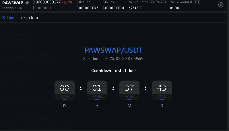 Dezaxe's tweet photo. For those who uses Mexc to trade $PAW #PAWSWAP know that trading will resume in 1 hour, everything is fine and I wish you happy trading ❤️ https://t.co/hXQTuXb6oh