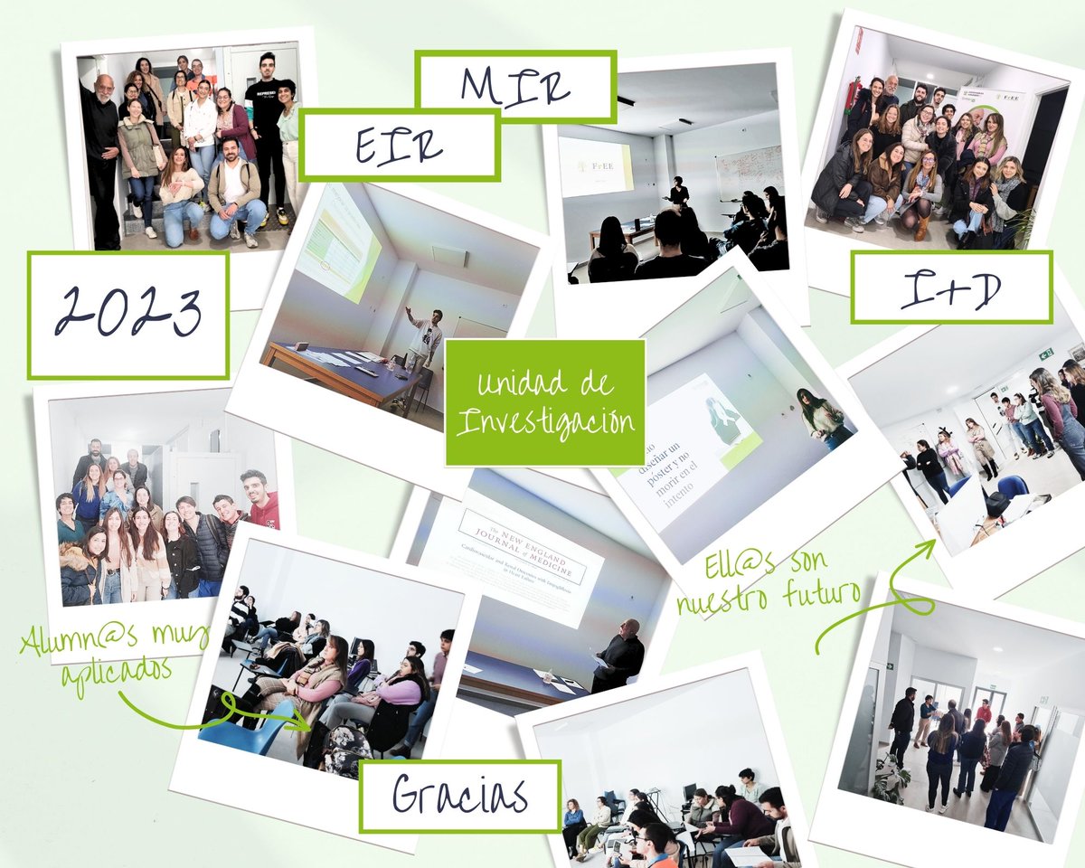 EXTREMADURASAL1's tweet photo. Nueva promoción de #MIR y #EIR en nuestra Unidad🤗.

Con entusiasmo, intentamos despertar su interés por la #investigación a través de nuestros proyectos y experiencias en cada jornada.🔬

Nuestro agradecimiento a todos los alumn@s y a la Ud. Docente del Área de Salud DB-Vva.💚 https://t.co/G2KyRauxsO