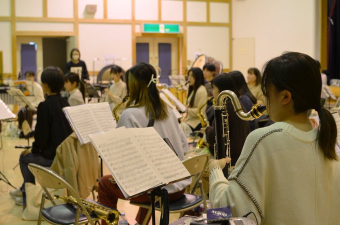 春は別れと出会いの季節🌸就職等を機に活動ができなくなる団員達がちらほらと🥲いつかまた音楽に戻ってきてくれると嬉しいですね