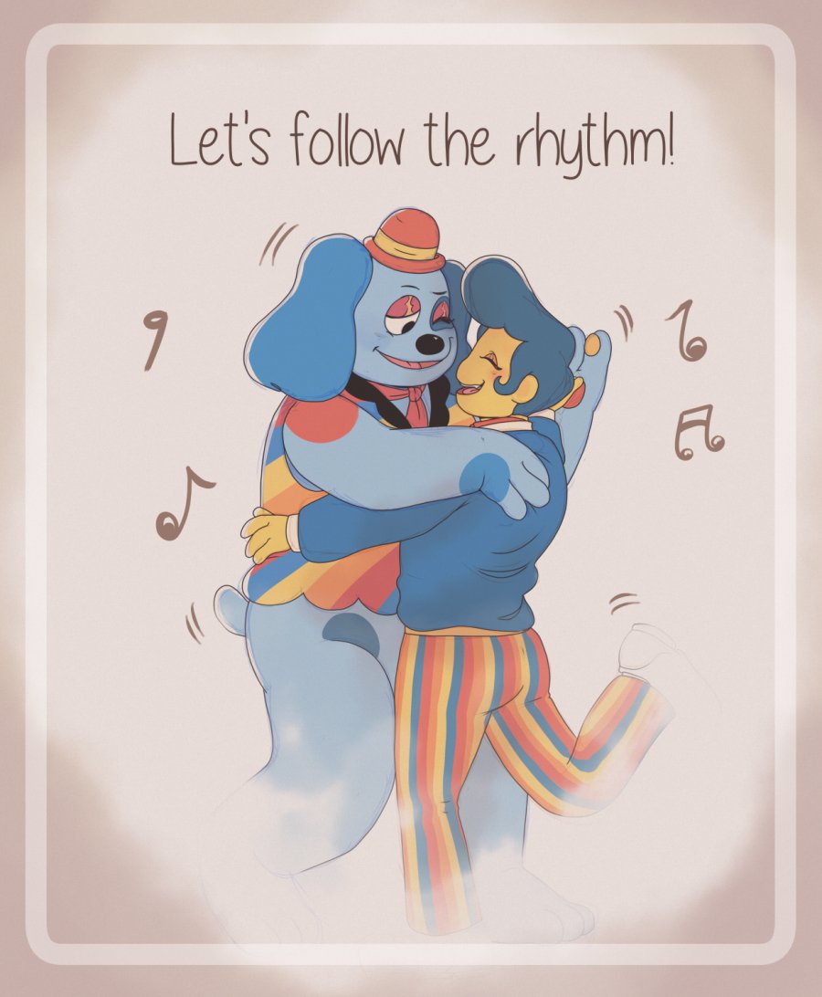 FuntimeOzzy's tweet image. I felt an urge to draw them after my friend and my sibling showed them to me 
[#welcomehome #welcomehomefanart #WallyDarling #barnabyBbeagle]