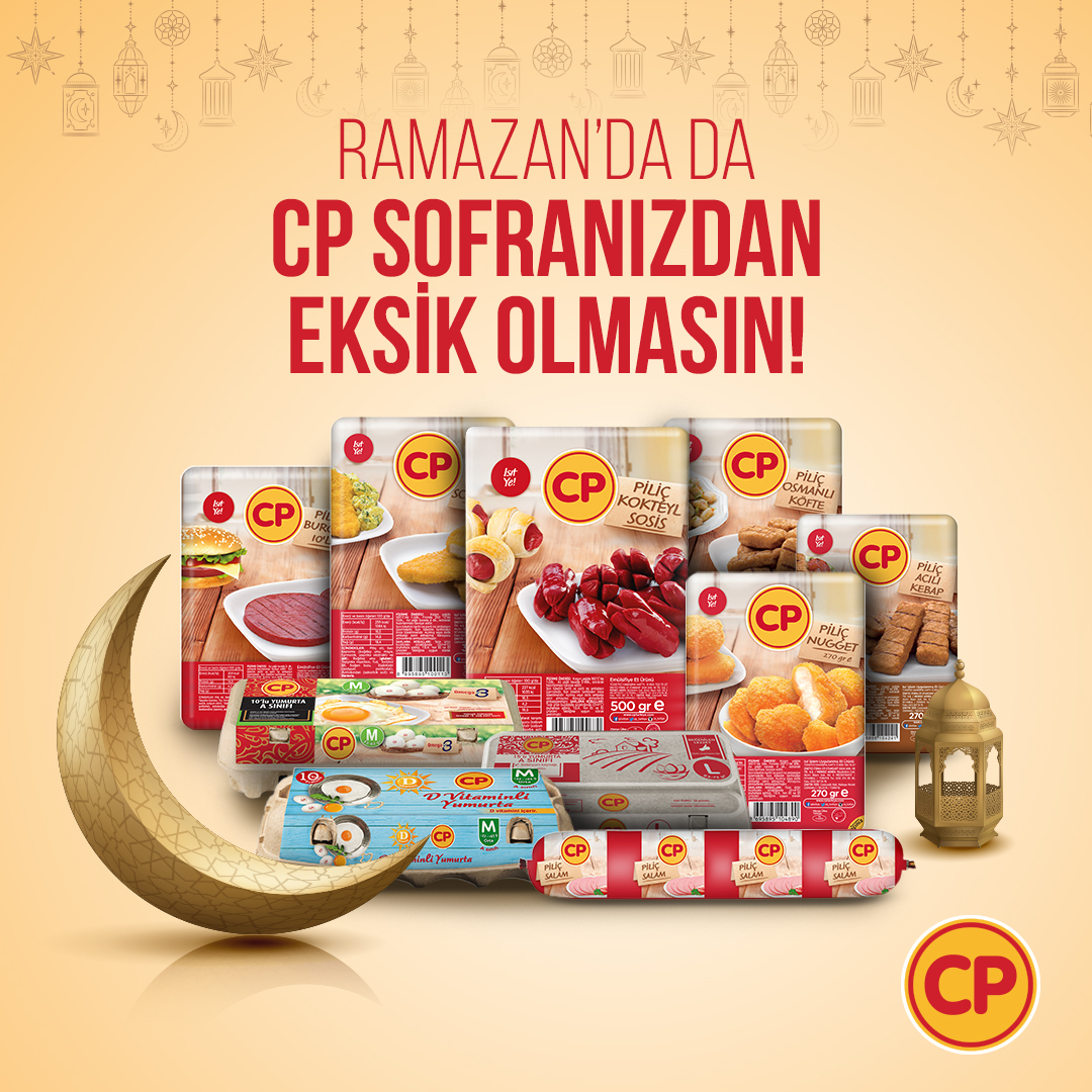CP_Turkiye's tweet photo. Hem iftar hem sahur sofralarınız için kolayca hazırlayabileceğiniz en pratik yemekler için CP Ramazan’da da sizlerle! 
#cptürkiye #Ramadan #tavuk #chicken #salam #yumurta #egg #nugget #piliçacılı #omegayumurta #bütüntavuk #ızgara #lezzet #yemek #food #çıtır https://t.co/OD1t1l7BgK